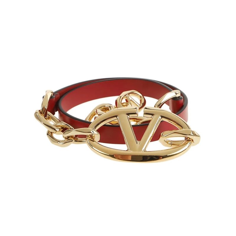 Valentino Garavani Gürtel Vlogo The Bold Edition Belt Brown