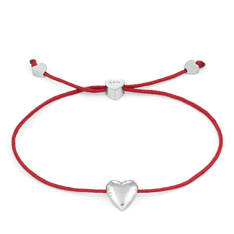 Copenhagen Armband Edelstahl Balloon Hearts burgundy