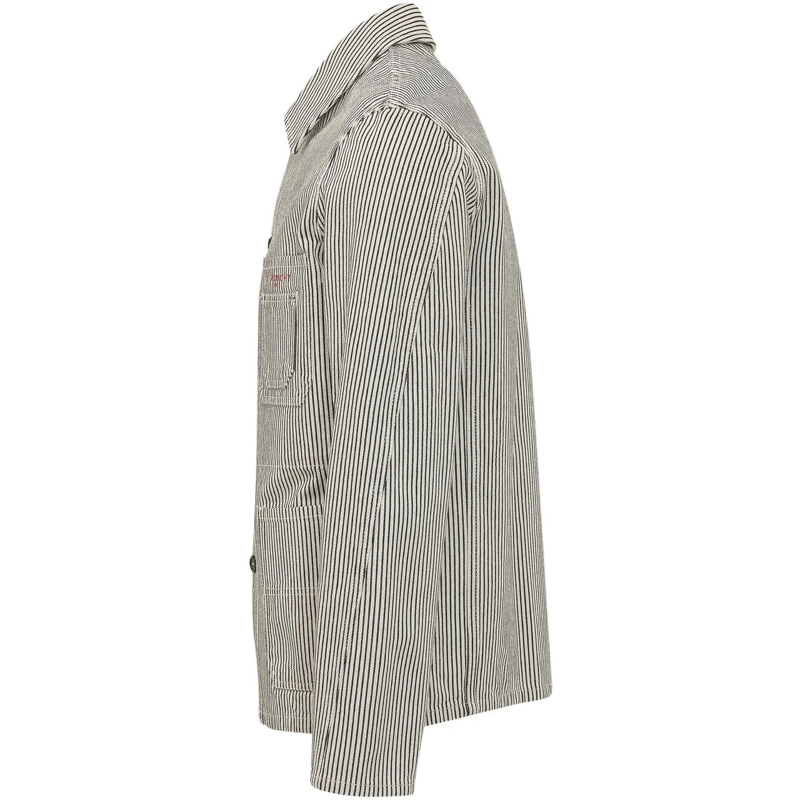 Givenchy Doudoune Giacca Workwear a Righe grau(Image 3)