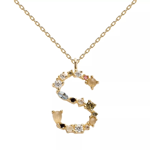 PDPAOLA S Necklace Yellow Gold Korte Halsketting