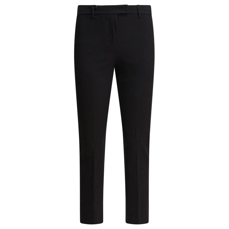 Max Mara  Tailored Black Trousers With Concealed Fastening Black