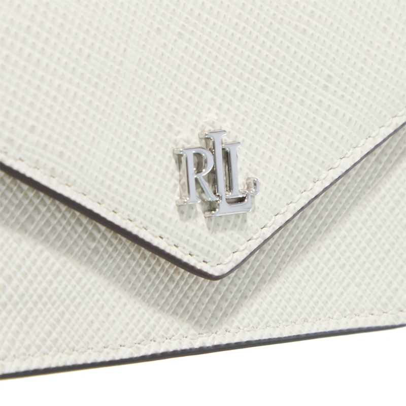 Lauren Ralph Lauren Münzportemonnaie Flp Card Cse Wallet Small Soft White(Image 4)