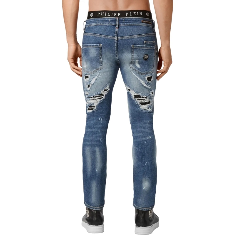 Philipp Plein Jeans mit geradem Bein Jeans Regular Fit blau(Image 2)