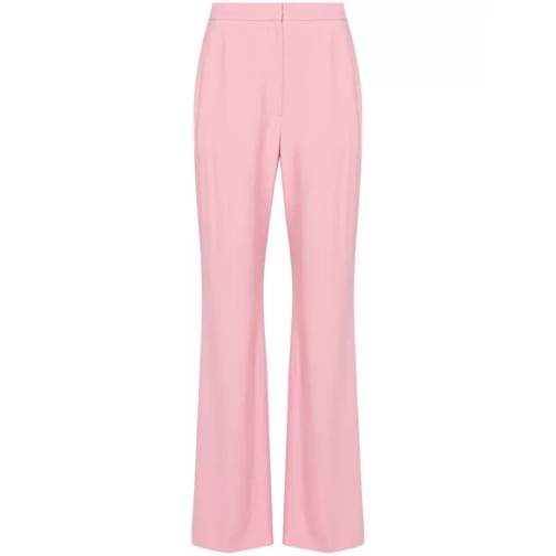 Alexander McQueen Pink Pressed-Crease Pants Pink 