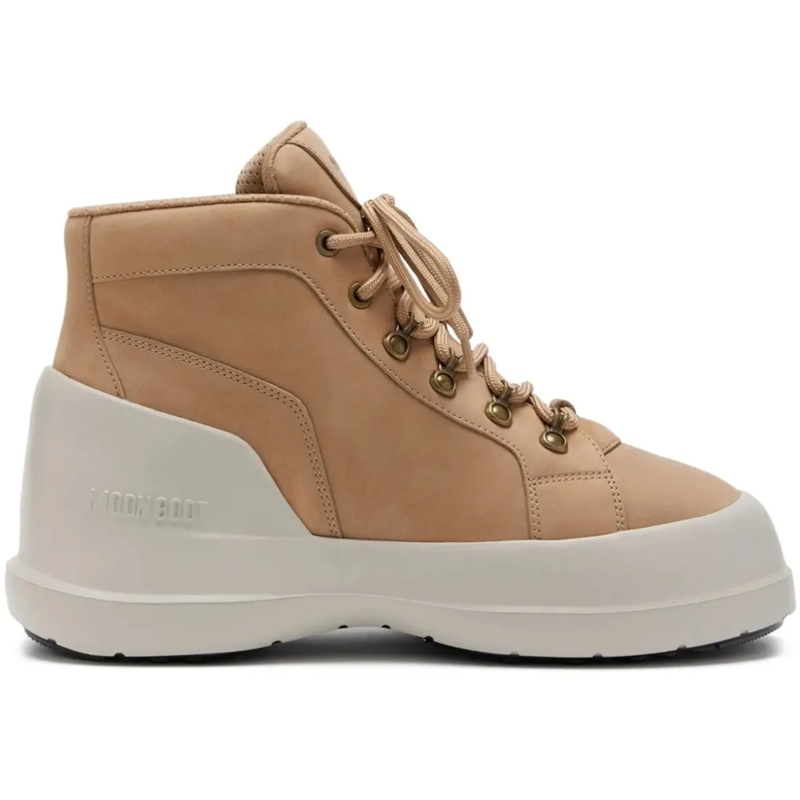 Moonboot Sneaker basse Luna Trek Mid Nubuck Boots beige