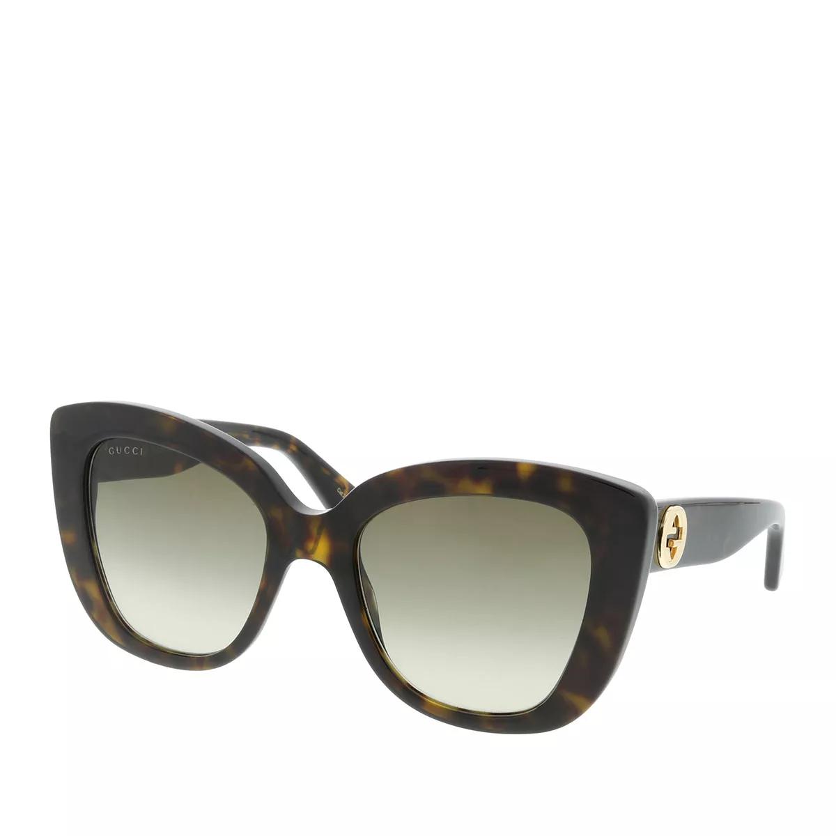 Gucci Sonnenbrille - GG0327S 52 - Gr. unisize - in Dunkelbraun - für Damen