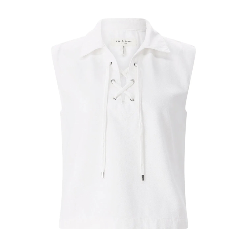 Rag & Bone Top Top Fiona weiß