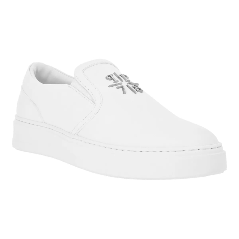 Philipp Plein Slip-On-Sneaker Mokassins weiss