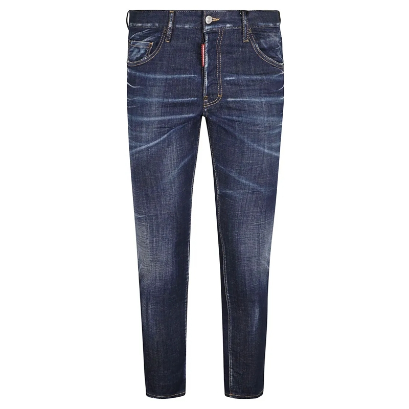 Dsquared2 Jeans Bleach-Effect Skinny Jeans Blau