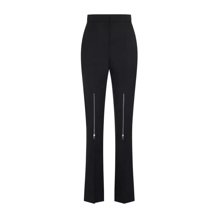 Alexander McQueen - Black Wool Pants - Größe 40 - black