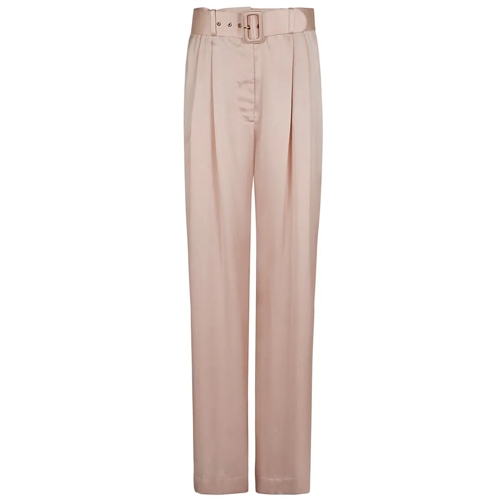 Zimmermann  Pink Silk Tuck Pant Pink