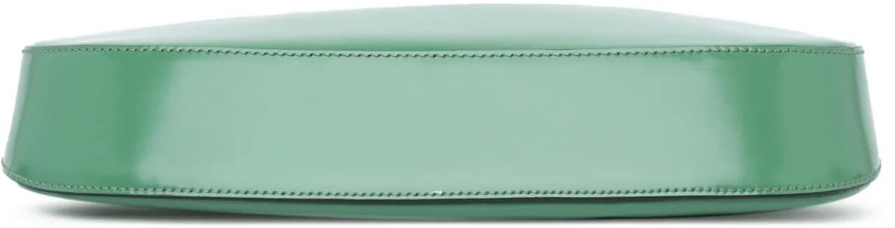 Prada Shoppers Spazzolato Cleo Shoulder Bag in groen