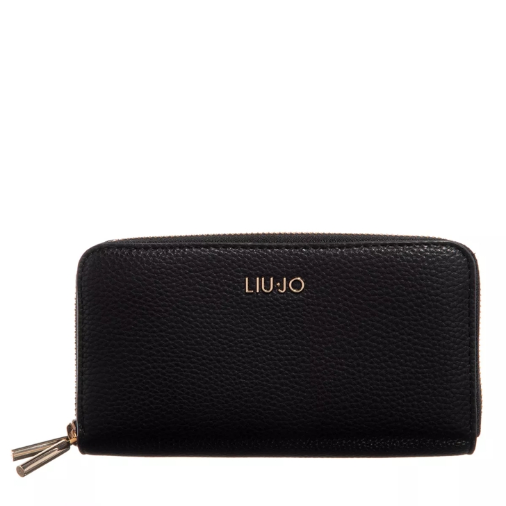 LIU JO Portafoglio Altro Ma Nero Zip Around Wallet