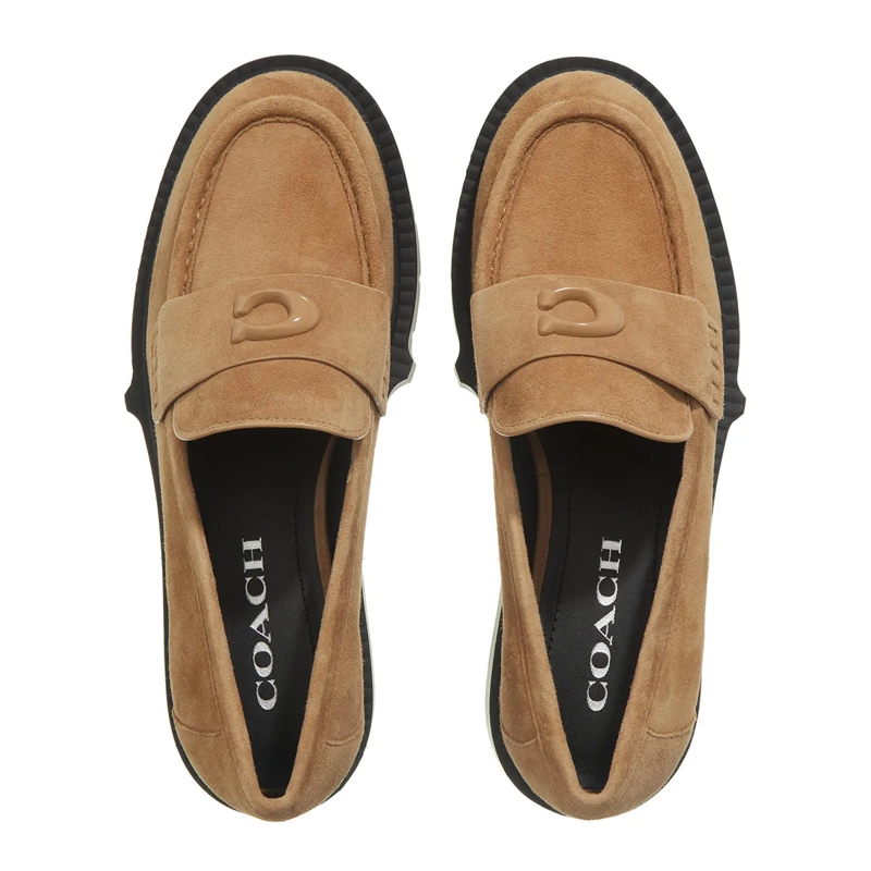 Coach Loafer Leah Suede Loafer peanut(Image 4)