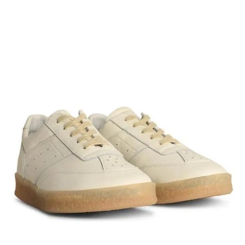 MM6 Maison Margiela sneaker basse White Leather Sneakers Neutrals