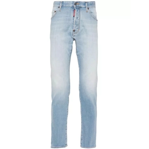 Dsquared2 Cool Guy Mid-Rise Slim-Fit Jeans Blue 