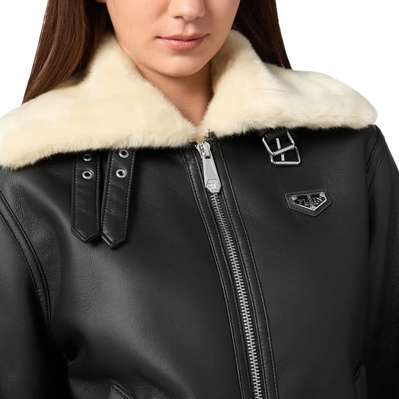 Philipp Plein Daunenjacke Jacke schwarz