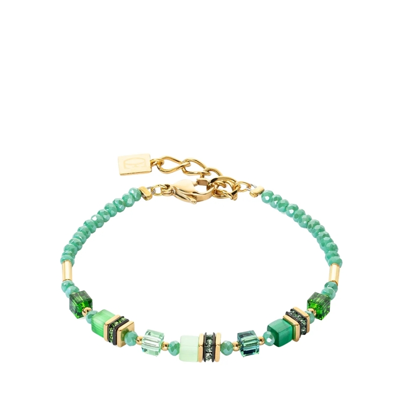 COEUR DE LION Armband Armband Mini Cubes grün
