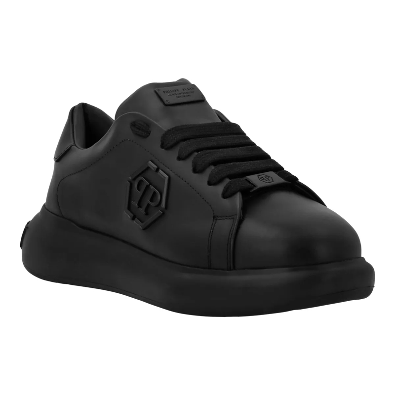 Philipp Plein Low-Top-Sneaker Lo-Top Turnschuhe Hexagon schwarz