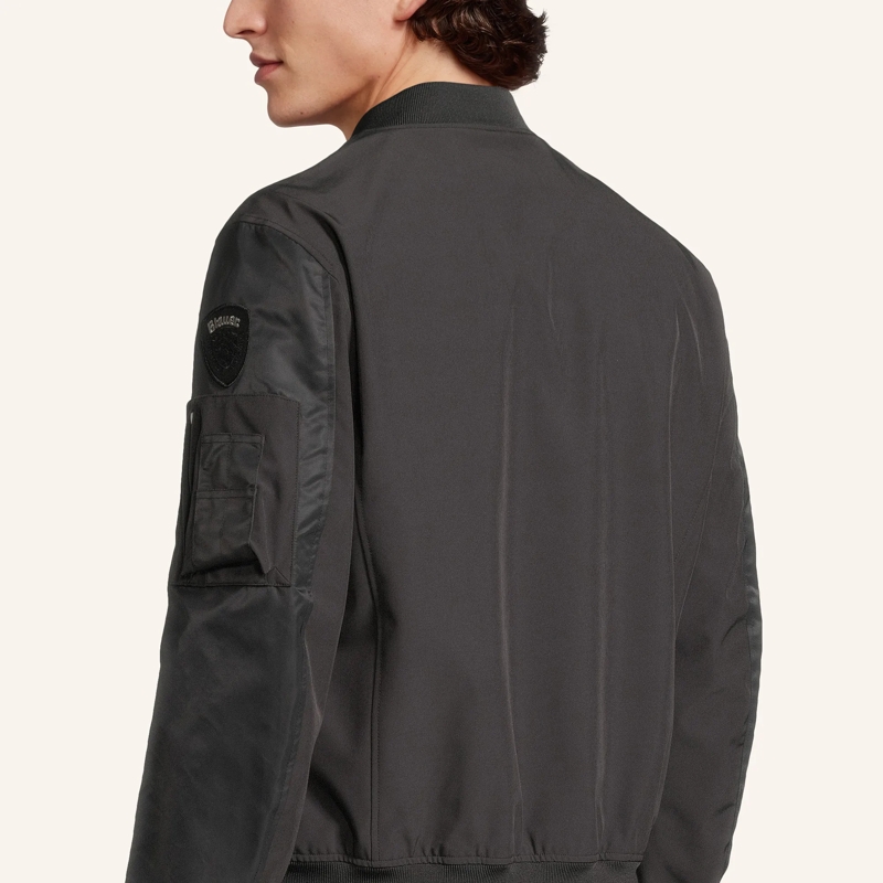 Blauer USA Daunenjacke Blouson ROCKY schwarz(Image 4)