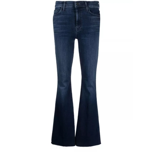 Mother Blue Cotton/Polyester Jeans Blue Jeans