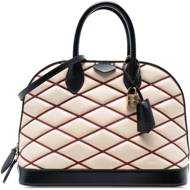 Louis Vuitton Schultertasche Alma Malletage PM braun