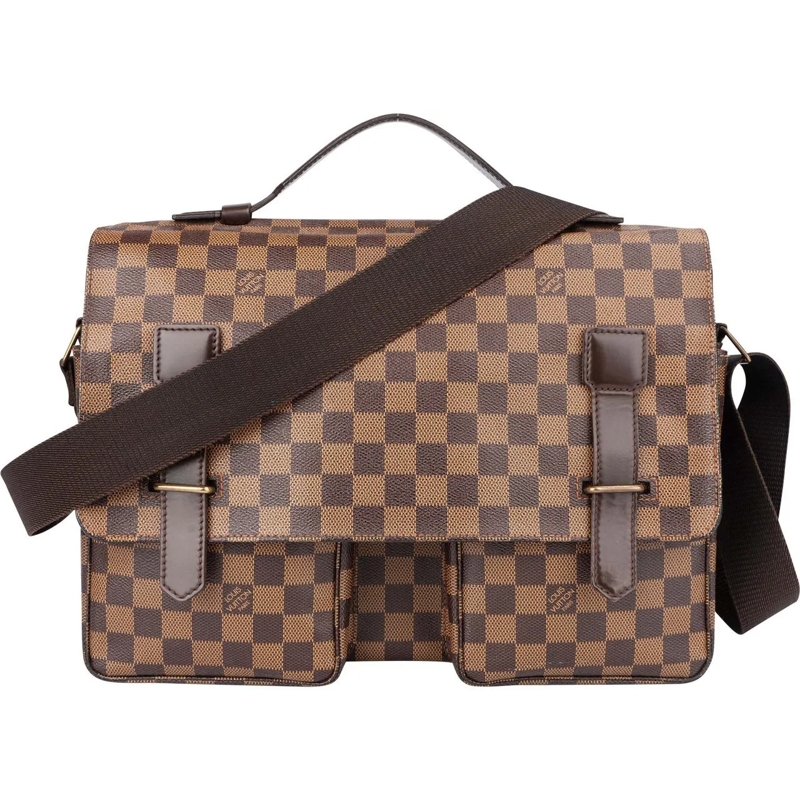 Louis Vuitton Schultertasche Louis Vuitton Damier Ebene Monogram Broadway Cross mehrfarbig
