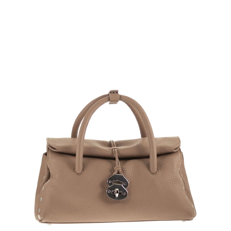 Zanellato Draagtas Dotta - Grained Leather Bag S Brown