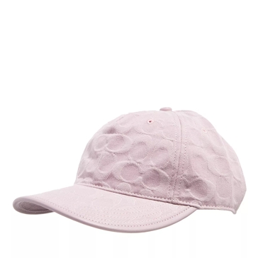 Coach Signature C Denim Baseball Hat Light Mauve