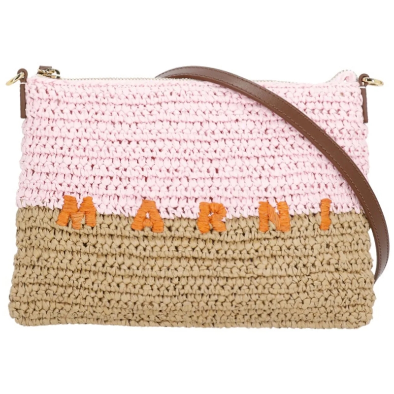 Marni Clutch Bags Pink mehrfarbig