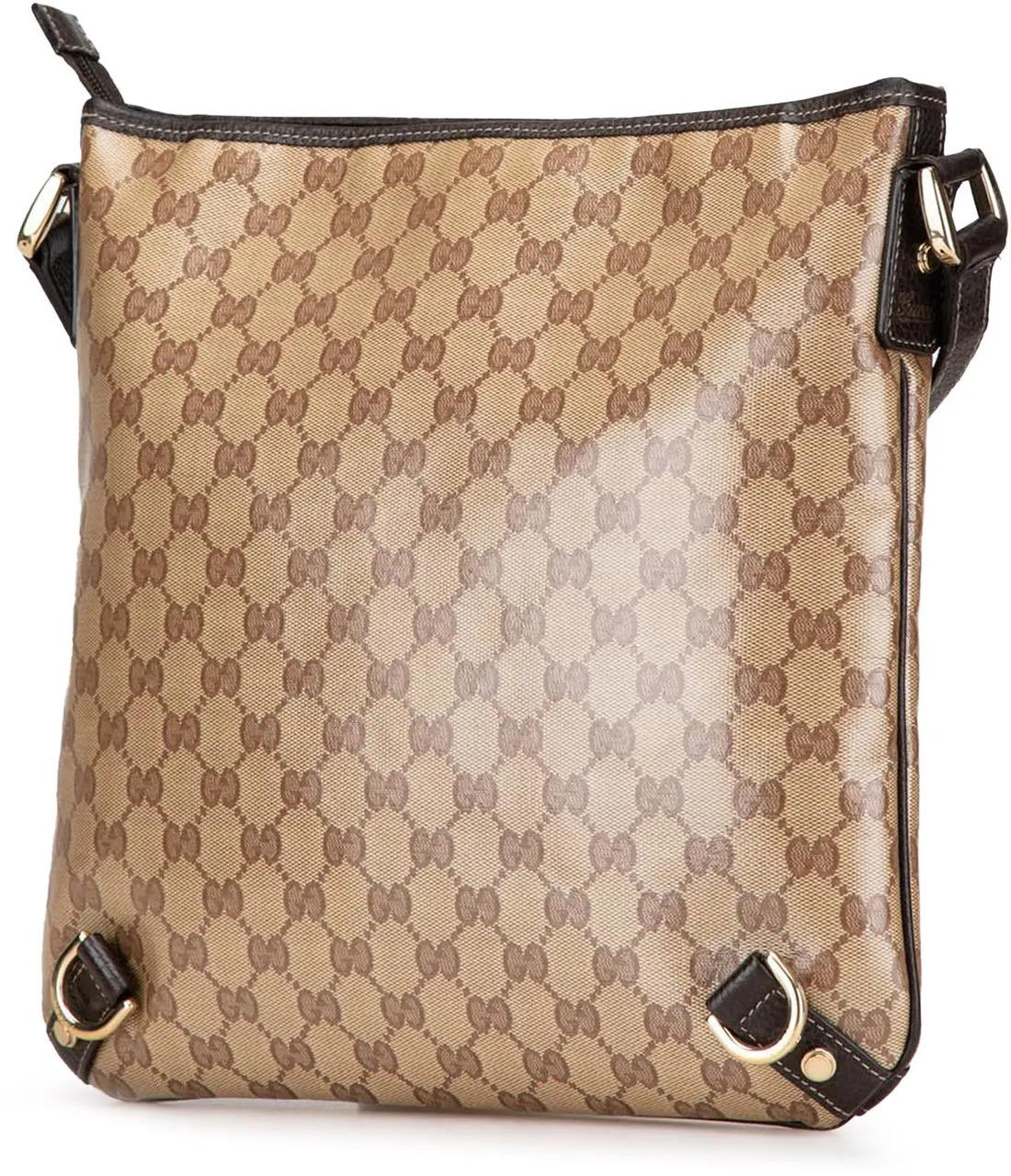 Thumbnail - Gucci Hobo Bags - GG Crystal Abbey D Ring Crossbody - Gr. unisize - in Braun - für Damen