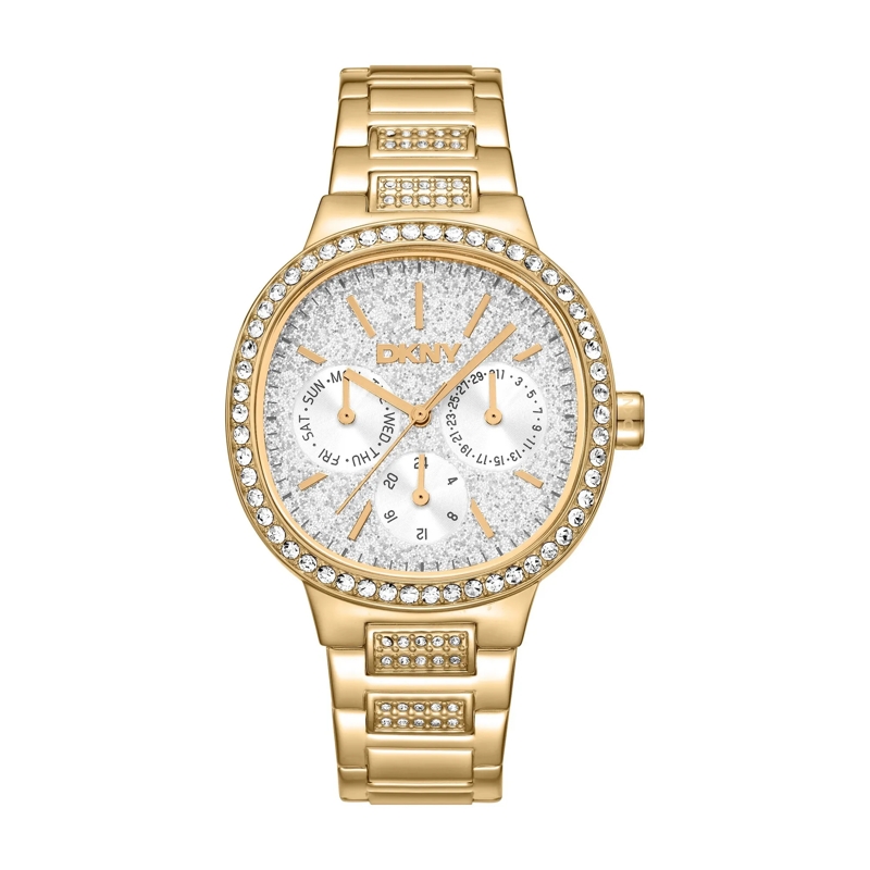 DKNY Automatikuhr Quarzuhr Evening gold