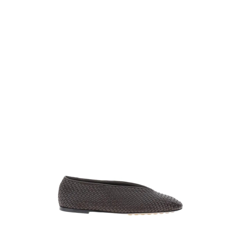 Bottega Veneta Ballerinas Ballerina Flats In Braided Leather Black