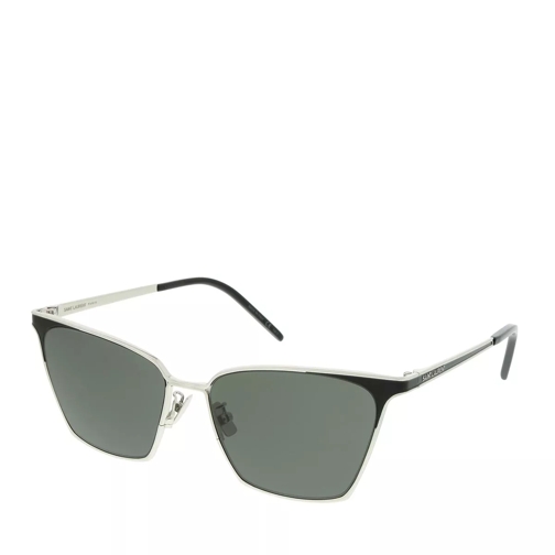 Saint Laurent SL 429-001 56 Sunglasses Woman Silver Sonnenbrille