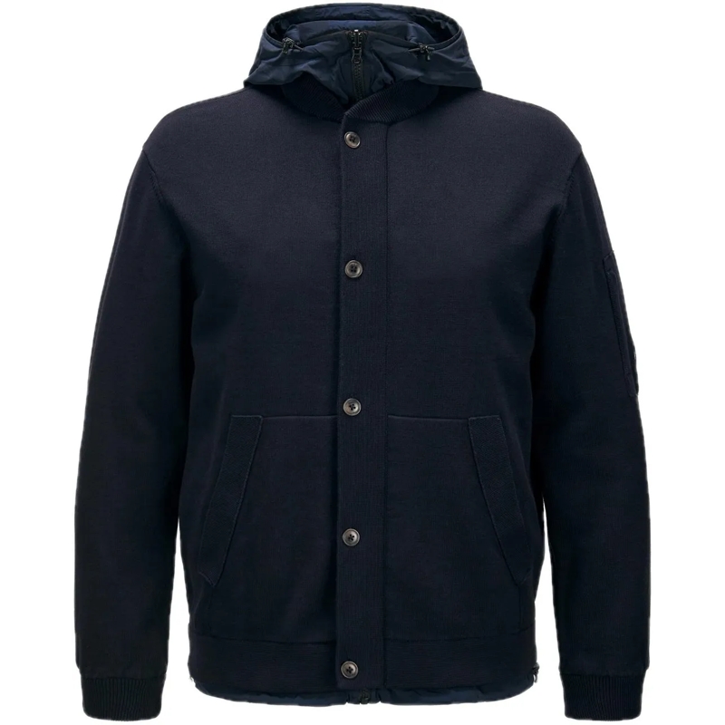 CP Company Daunenjacke Reversible jacket blau