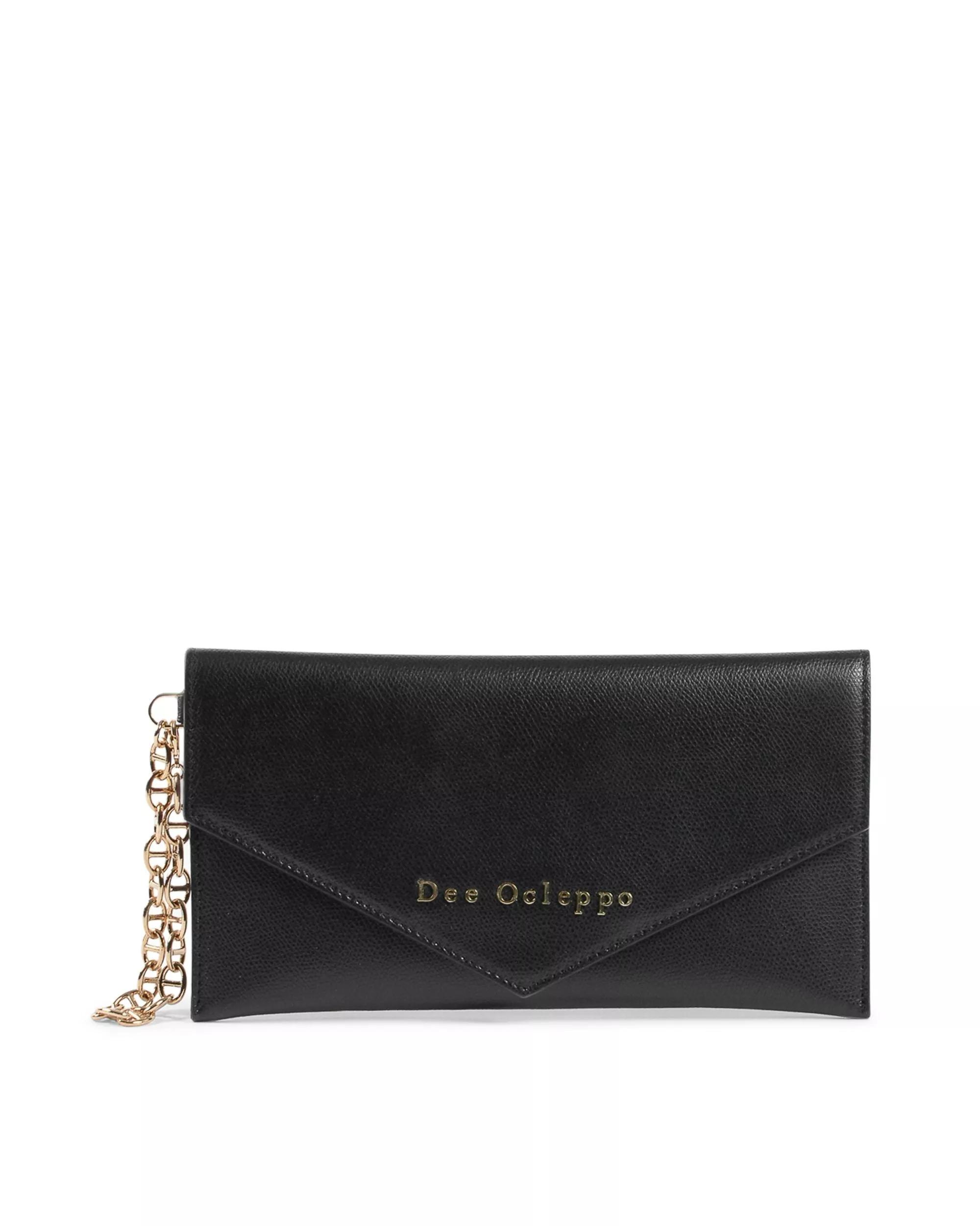 Dee Ocleppo Crossbody Bags - Dee Ocleppo Womens Clutch DC220 LOGO PALMELLATO BL - Gr. unisize - in Schwarz - für Damen