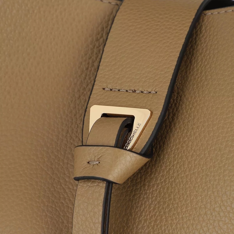 Coccinelle Bucket Bag Alba Handbag Bottalatino Leather Taupe(Image 5)