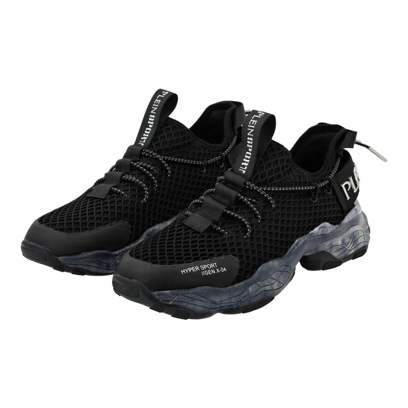 Plein Sport Low-Top-Sneaker Runner Sneaker Tiger Attack//Gen.x.4 schwarz