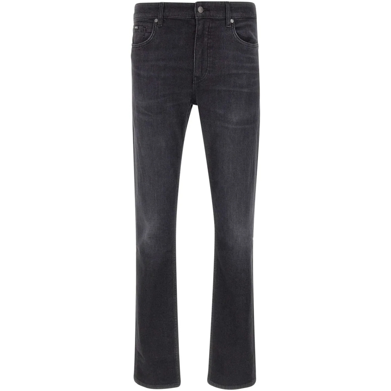Boss Jeans mit geradem Bein Jeans Black schwarz
