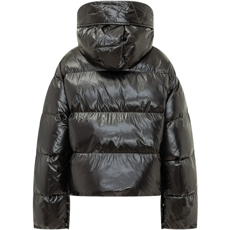 Pinko Daunenjacke Giacca Impasto Trapuntata con Cappuccio schwarz(Image 2)