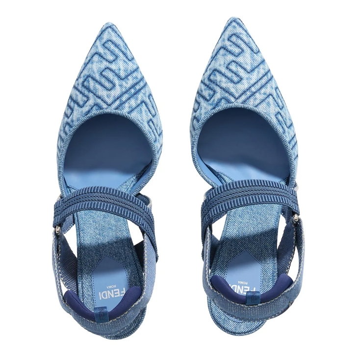 シューズ・サンダルその他 FENDI Woman Pumps Blue 8J8558 AORM F1T01 Colibrì Lite Technical fabric Blue | Fendi
