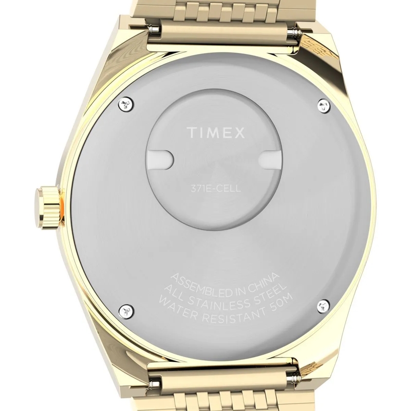 Timex Quarzuhr Quarz-Analoguhr Q Timex® Falcon Eye gold(Image 4)