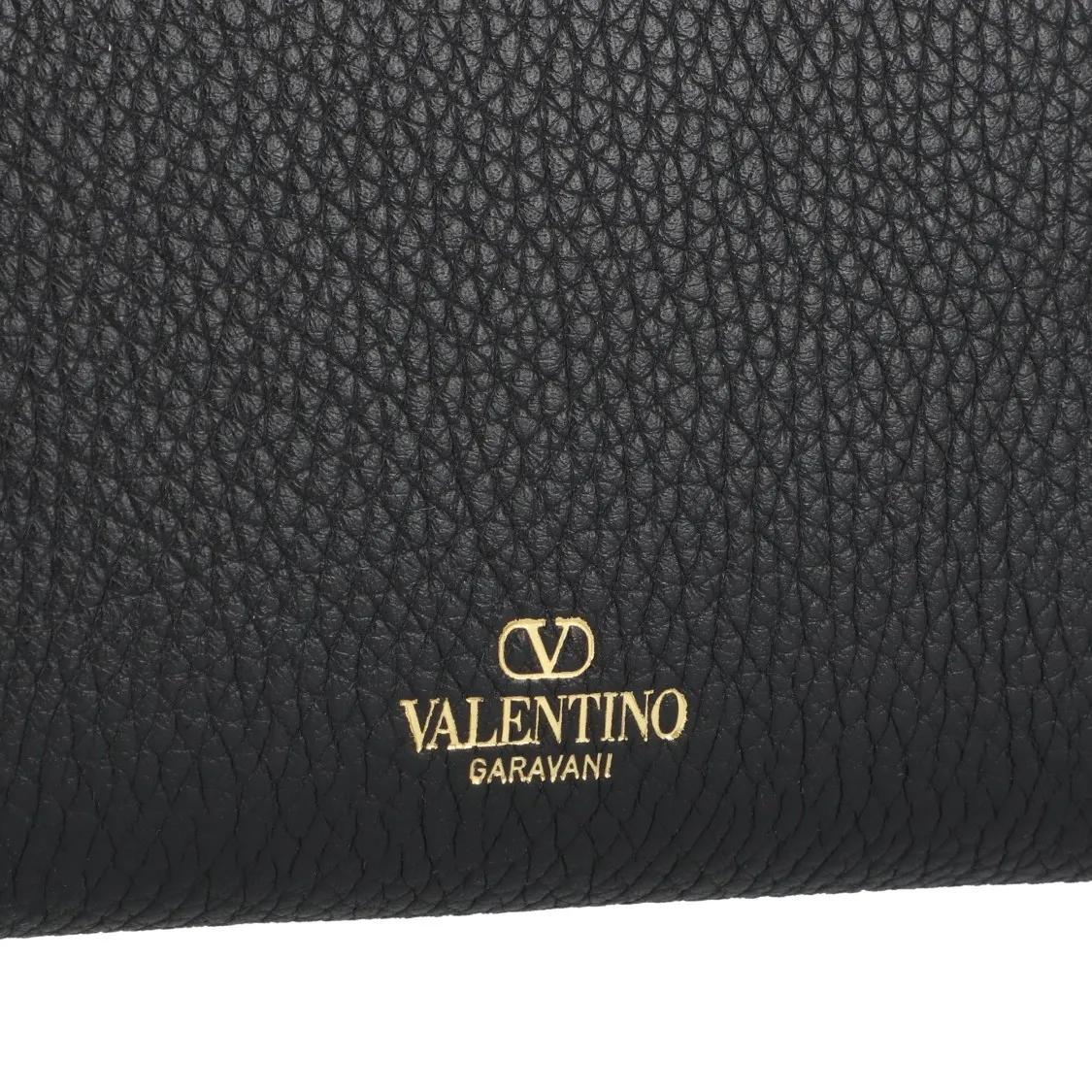 Thumbnail - Valentino Garavani Portemonnaie - Rockstud Zip Around Wallet - Gr. unisize - in Schwarz - für Damen