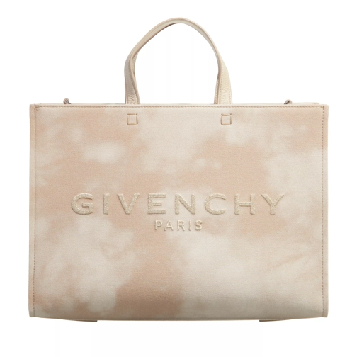 Givenchy G Tote Shopping Bag For Woman Beige Rymlig shoppingväska