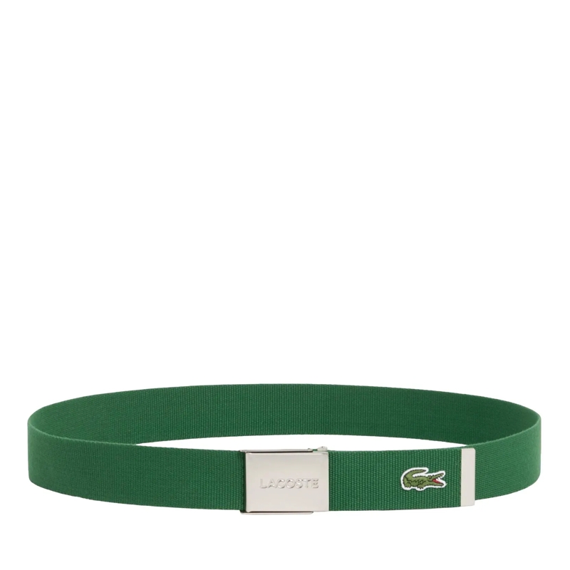 Lacoste Gürtel Lacoste LACOSTE Herren Gürtel aus Stoff - schönes  grün(Image 3)