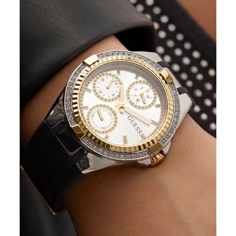 Guess Quarzuhr Quarz-Analoguhr Savvy schwarz(Image 6)