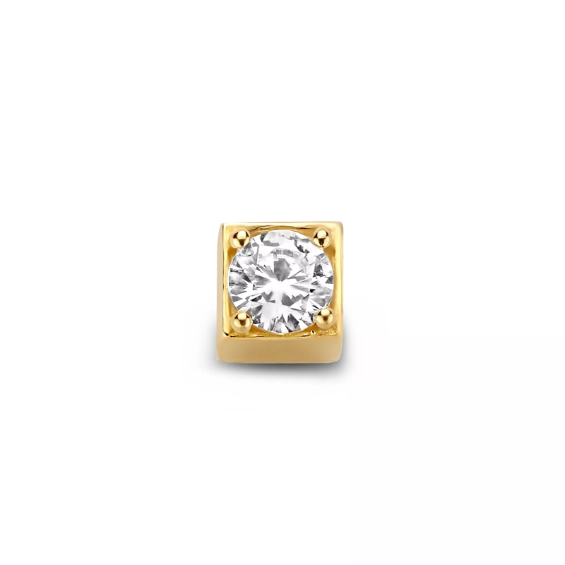 Isabel Bernard Pendentif Le Carré Felie 585 Gold Charm Gold