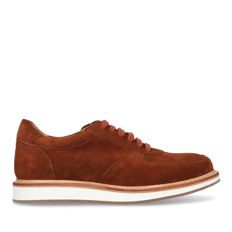 Heinrich Dinkelacker Low-Top-Sneaker Sneaker London Sneaker V mittel-braun