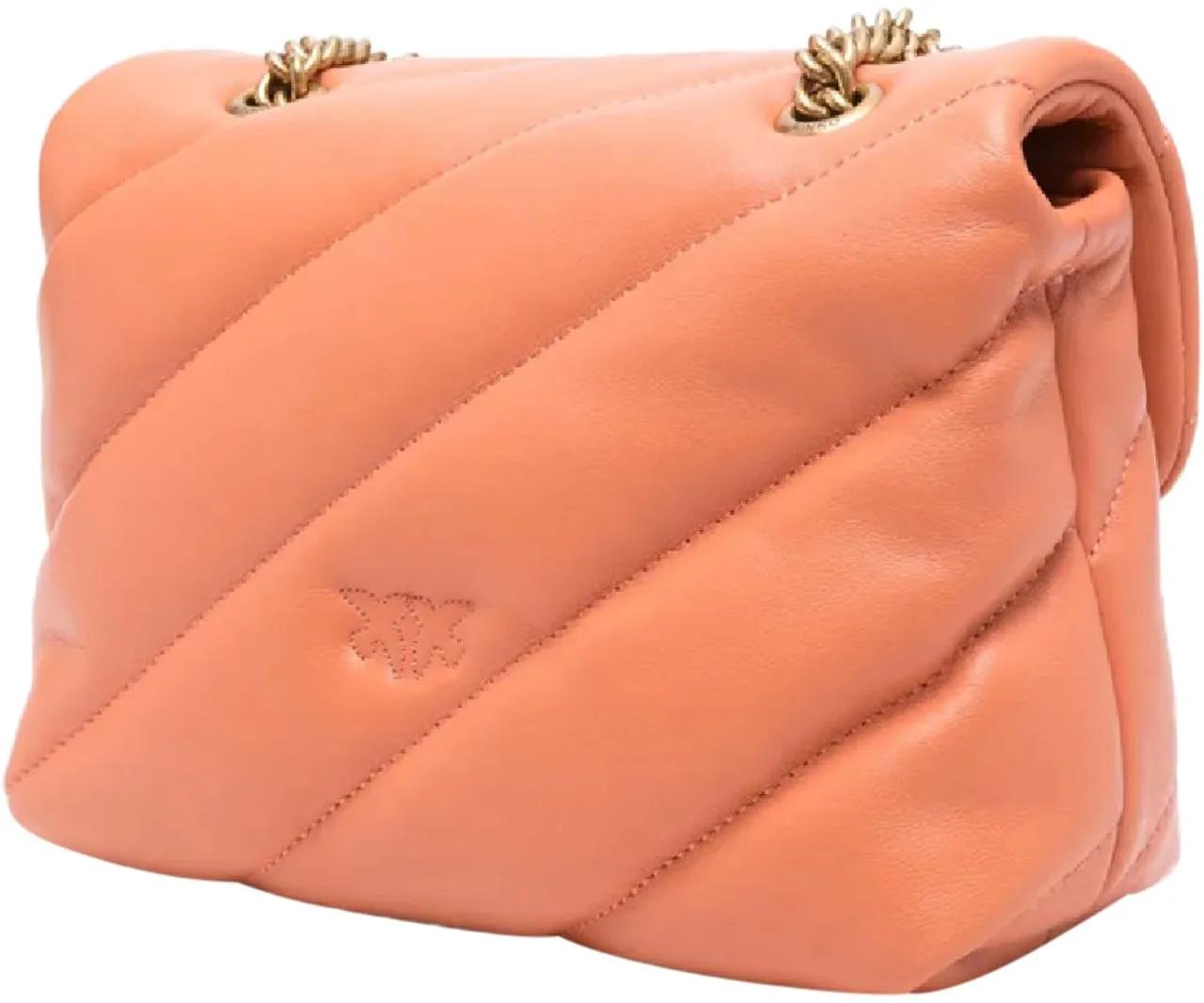 Pinko Hobo bags Love Puff Quilted Mini Bag in roze