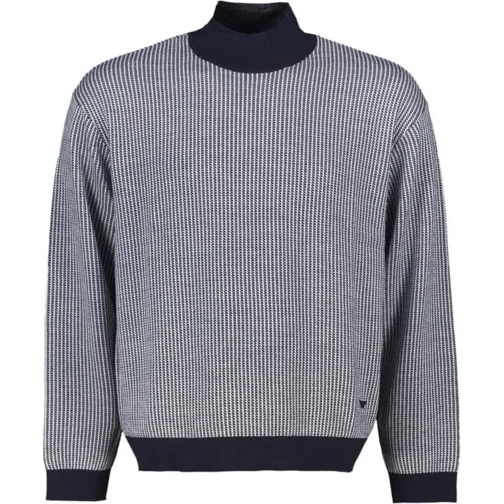 Emporio Armani  Sweaters Blue blau